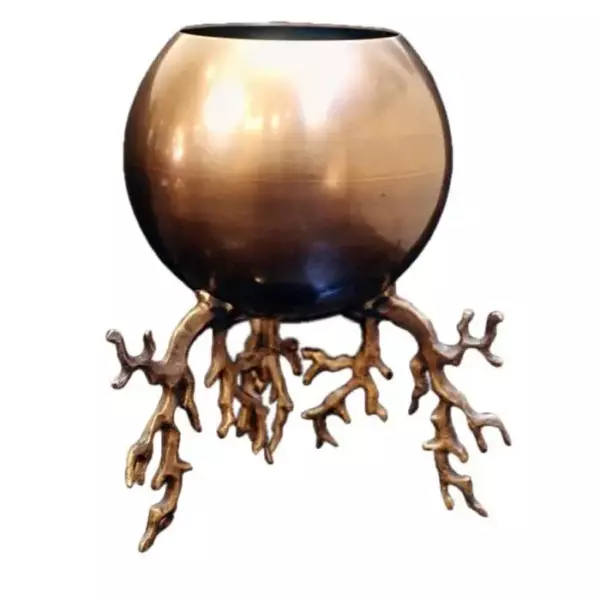 Hervé Van Der Straeten, Contemporary Bronze Planter, France, 2006.