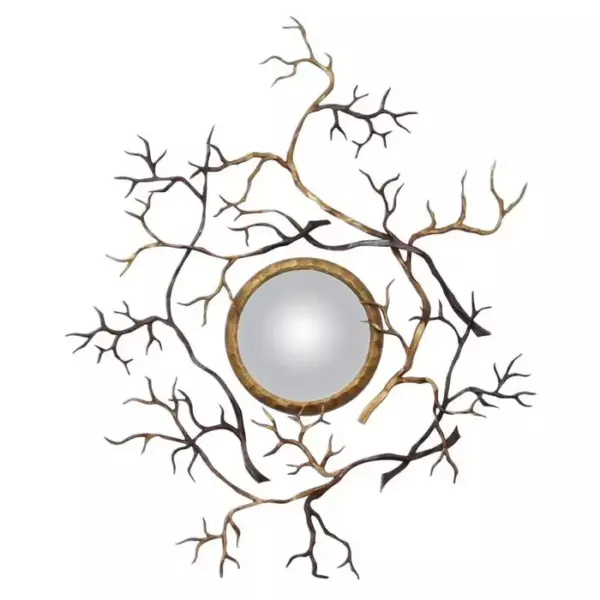 Hervé van Der Straeten, Branches, Bronze Mirror, France, 2008.