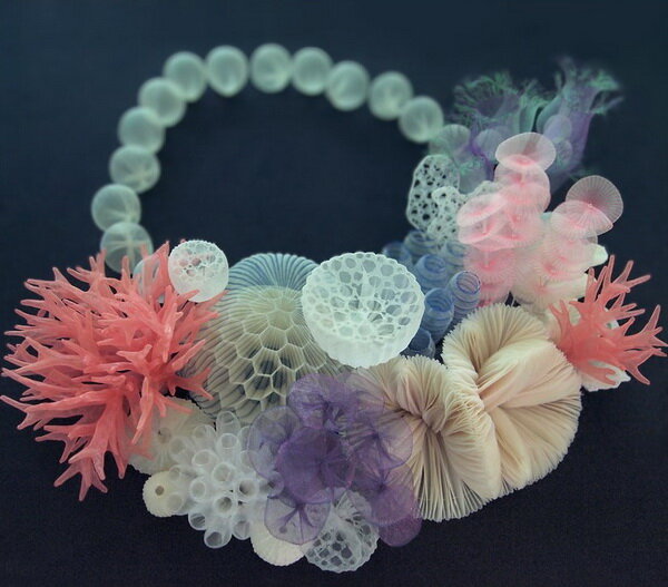 Necklace in a nautical theme.