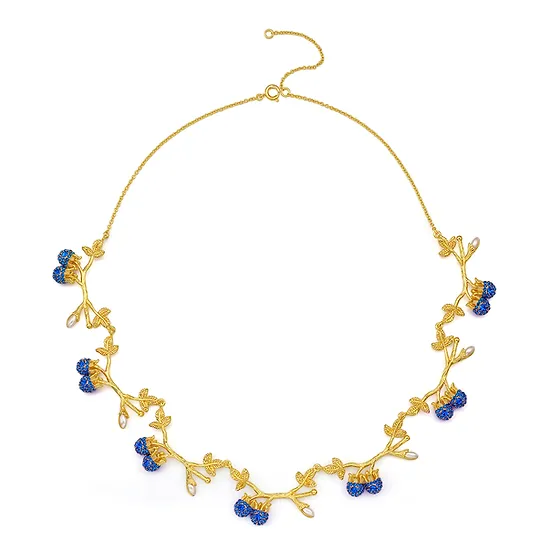 Blue Berry Necklace Large.