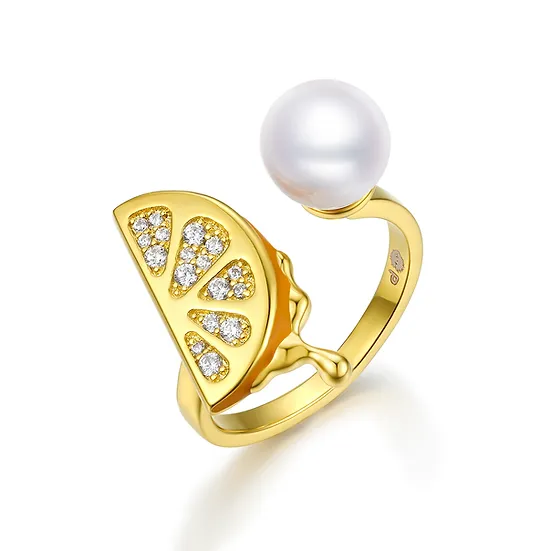 Pure Temptation Ring 18Ct Gold Plate.