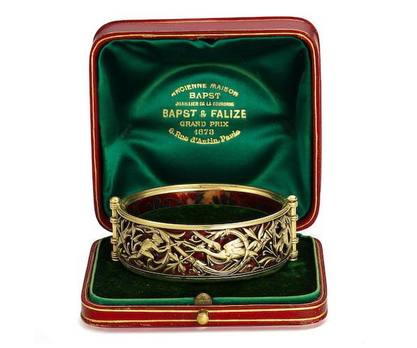 Renaissance style gold and enamel bracelet, Bapst & Falize, circa 1885. Renaissance style gold and enamel bracelet, Bapst & Falize, circa 1885.