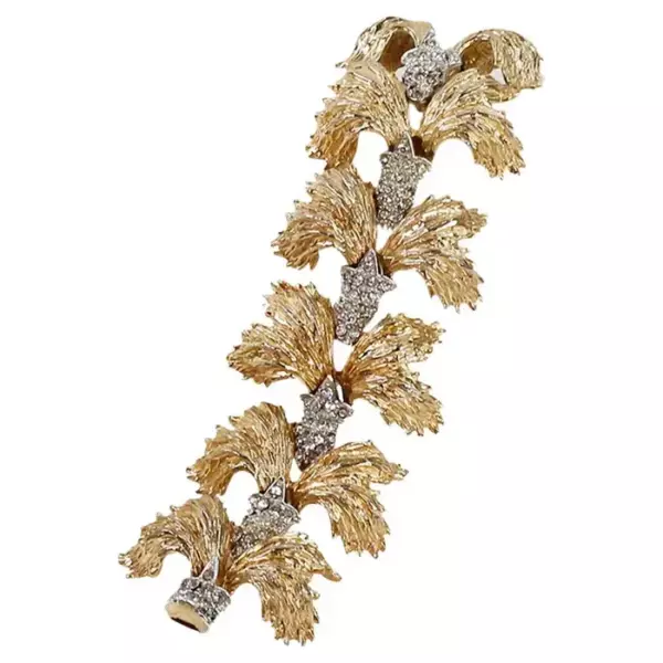 Vintage Ledo Diamante and Gold Bracelet Circa 1960s.