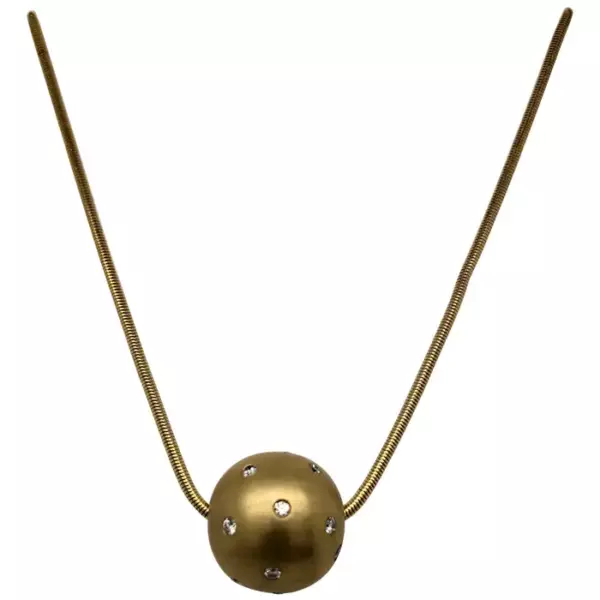 Paul Morelli Diamond Ball on Chain.