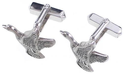 Duck cufflinks, Swank, USA.