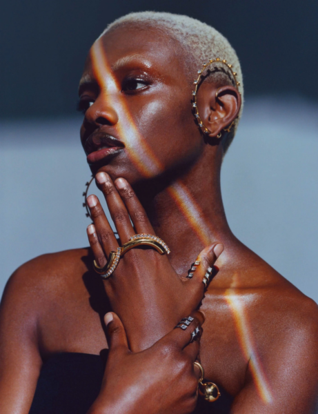 Gold jewelry from Panconesi.