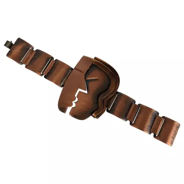Iconic Rebajes Copper Kiss Bracelet.