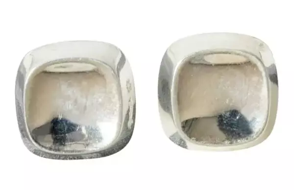 Modernist Silver Earrings by Sigurd Persson, Sweden, 1950sю