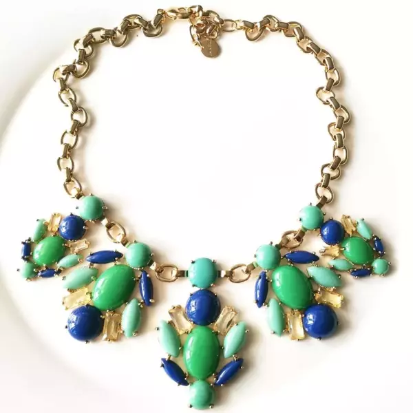 New 18 Stella Dot Resin Acrylic Collar Necklace Gift Fashion Lady Party Jewelry.