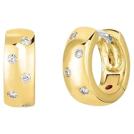 Roberto Coin Diamond Wrap Earring .