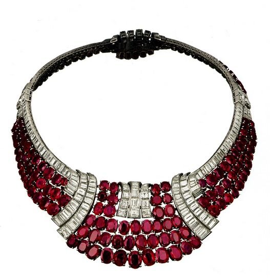 Ruby necklace.