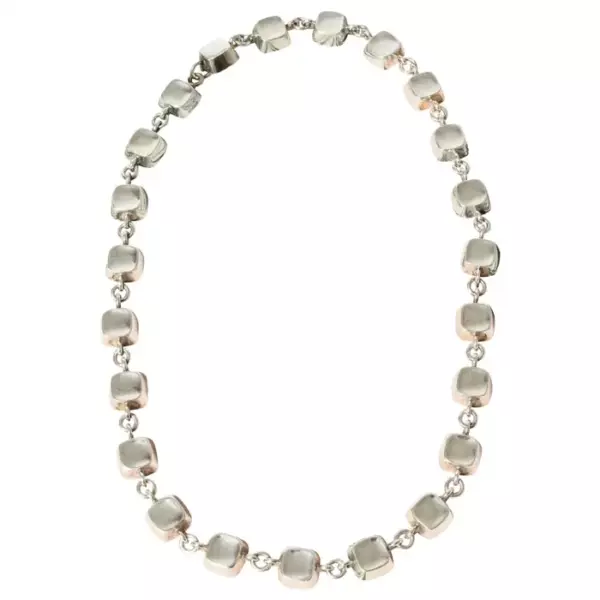 Silver Squares Collier by Sigurd Persson, Stigbert, 1962.
