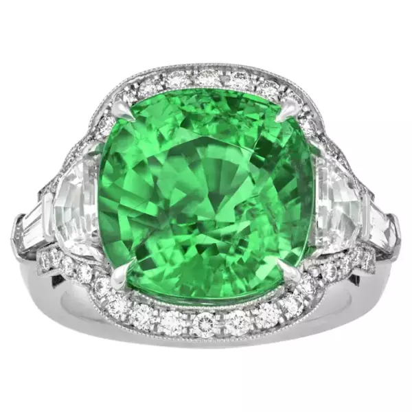 Untreated Paraiba Tourmaline Ring By Raymond Yard, 9.93 Carats.