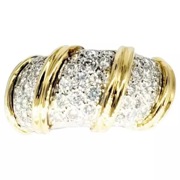 Vintage Roberto Coin 2.70 Carat Diamond Dome Ring.