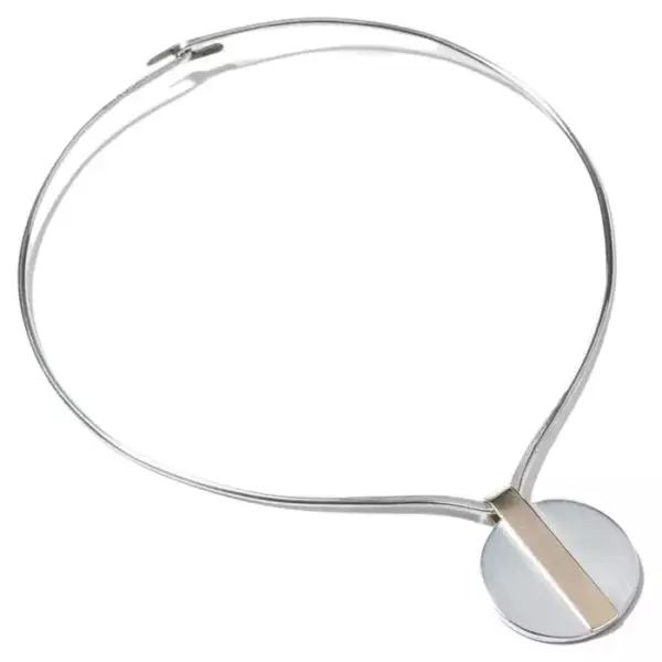 Vintage Silver Neck Ring and Pendant by Master Sigurd Persson 1994 &1998.