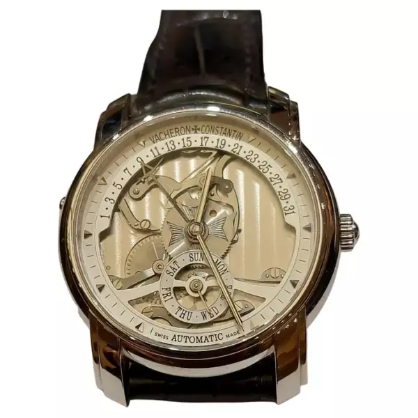 Platinum Vacheron Constantin Skeleton Watch, Automatic, Les Historique, Limited.