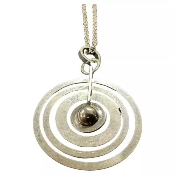 Sterling Silver Tapio Wirkkala Hopeakuu The Silver Moon 1971.