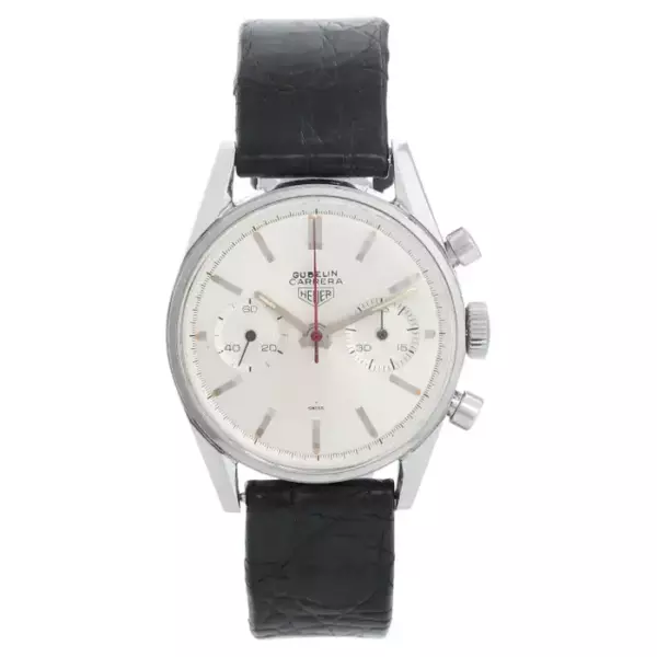Tag Heuer Carrera Gübelin Men's Steel Chronograph Watch Ref 3647S.