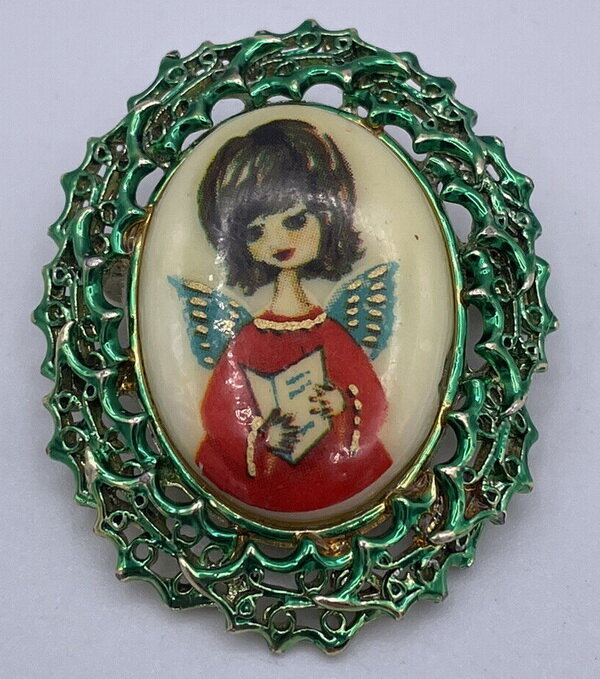 Tancer angel brooch, 1970s .