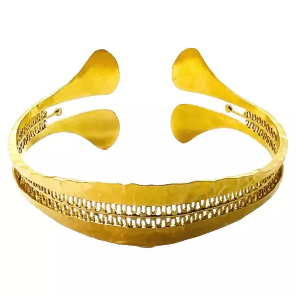 Tapio Wirkkala 18 Karat Gold Bracelet Very Rare. Handmade.