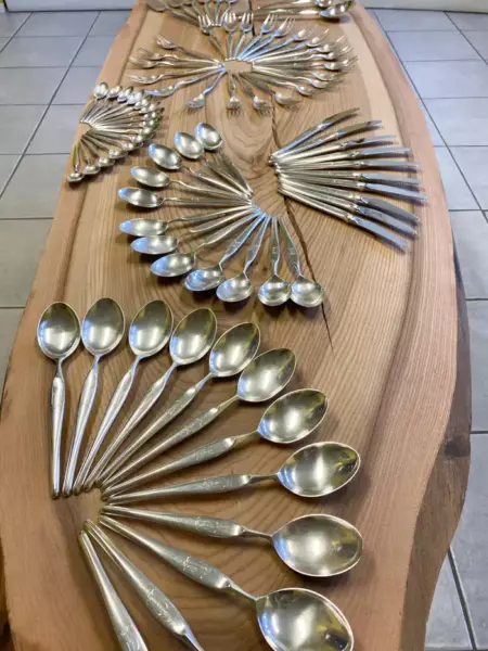 Tapio Wirkkala, Silver Wing Set 81 Pieces Silver.