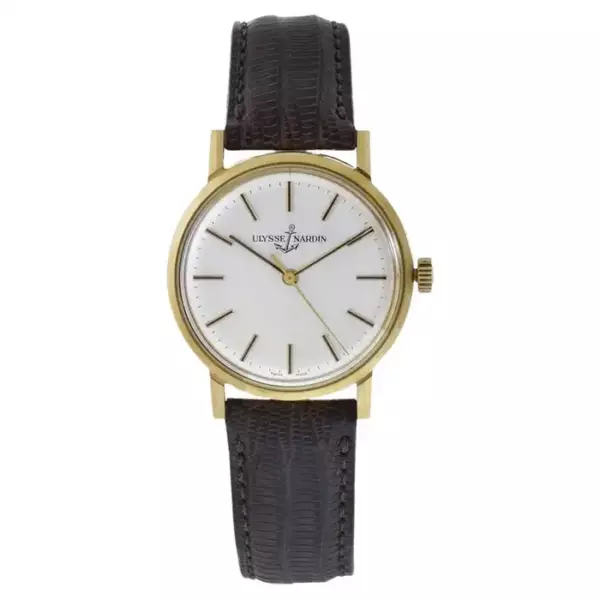 Ulysse Nardin Calatrava 18K Yellow Gold.