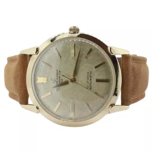 Ulysse Nardin Watch. 14k Yellow Gold Chronometer Swiss Manual Automatic Round.