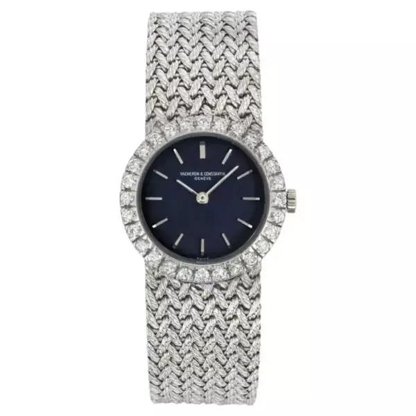 Vacheron Constantin Cocktail Dress Watch White Gold Diamond Set 7646.