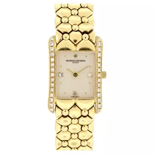 Vacheron Constantin Ispahan 18k Yellow Gold Diamond Watch.