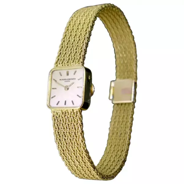 Vacheron Constantin Lady Manual Wind Yellow Gold Wristwatch.