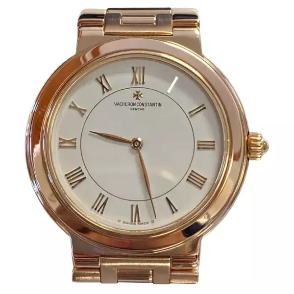 Vacheron Constantin Patrimony 18K Rose Gold Ultra Thin Dial.