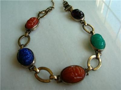 WE Richards Symmetalic sterling vermeil scarab bracelet WE Richards Symmetalic sterling vermeil scarab bracelet
